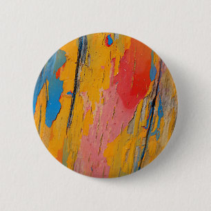 Colourful Paint Splatter 6 Cm Round Badge