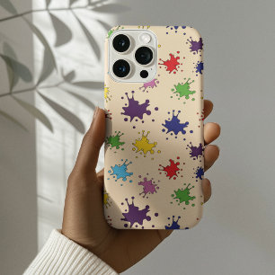 Colourful paint splatter ink splash iPhone 11 case