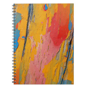 Colourful Paint Splatter Notebook