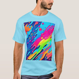 Colourful Paint Splatter T-Shirt