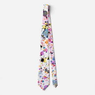 Colourful Paint Splatter Tie