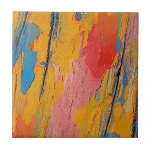 Colourful Paint Splatter Tile