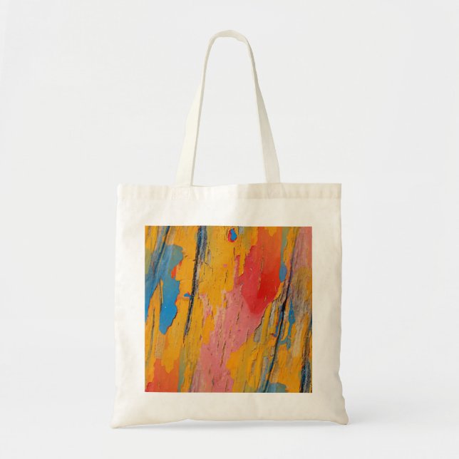 Colourful Paint Splatter Tote Bag (Front)
