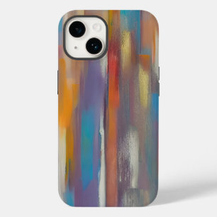 Colourful paint streaks Case-Mate iPhone 14 case
