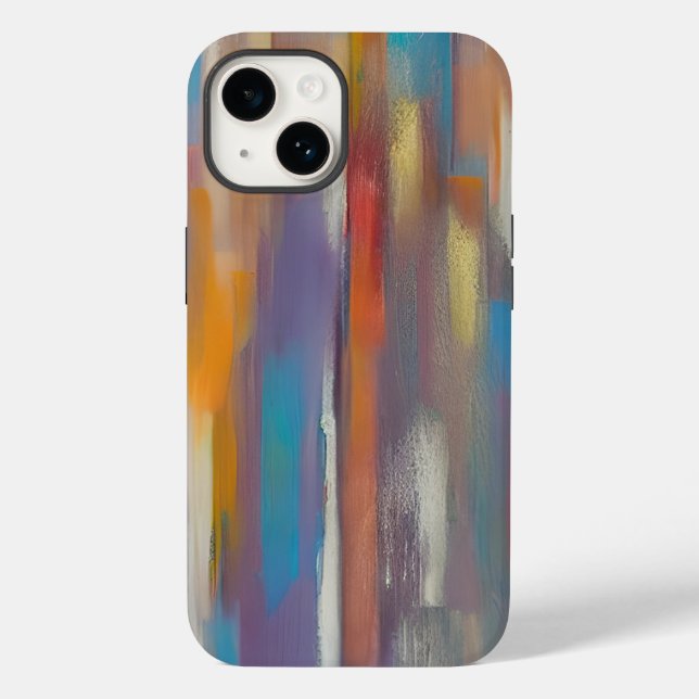 Colourful paint streaks Case-Mate iPhone case (Back)
