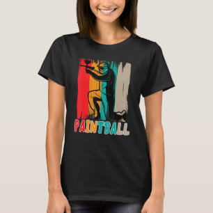 Colourful Paintball Paintball Player Colours Paint T-Shirt
