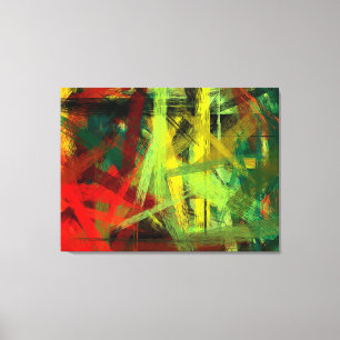 Colourful Painted Abstract Background #3 Canvas Print