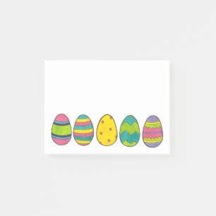 Colourful Painted Easter Basket Egg Eggs Post-It Post-it Notes