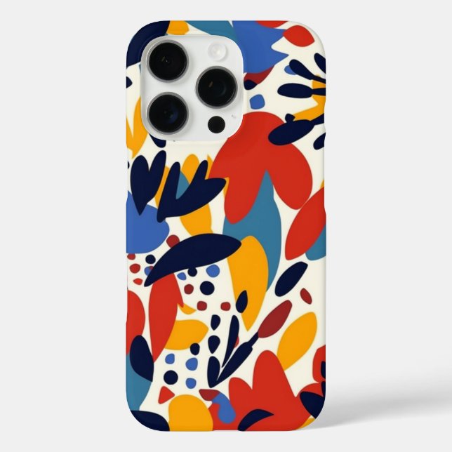 Colourful Painted Flower Pattern Phone Case-2 Case-Mate iPhone Case (Back)