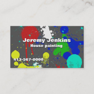 Colourful Painters Business Card