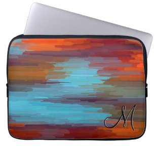 Colourful Painting Abstract Background #3 Laptop Sleeve