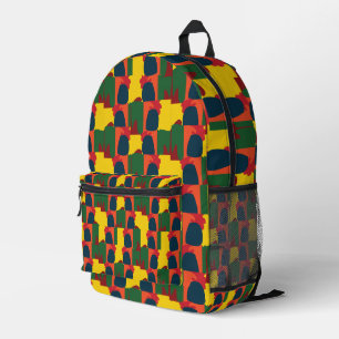Colourful Painting Abstract Printed Backpack