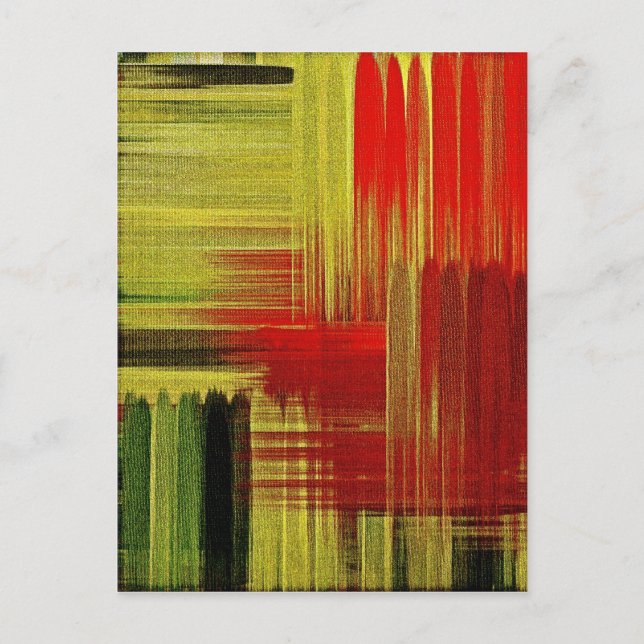 Colourful painting art - postcards (Front)