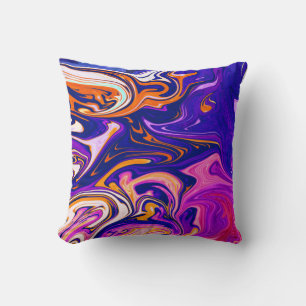 Colourful Painting Best fine art, modern abstrac Cushion