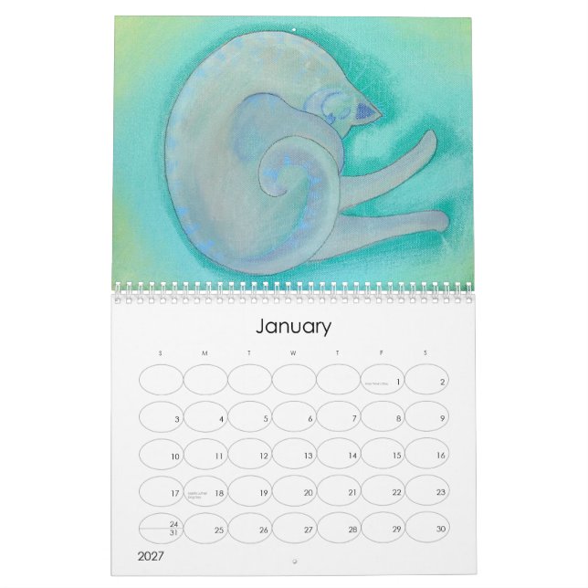 Colourful Paintings. 2013. Calendar (Jan 2027)