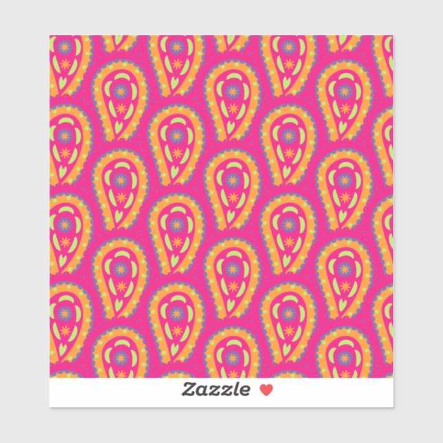 Colourful Paisley (Sheet)