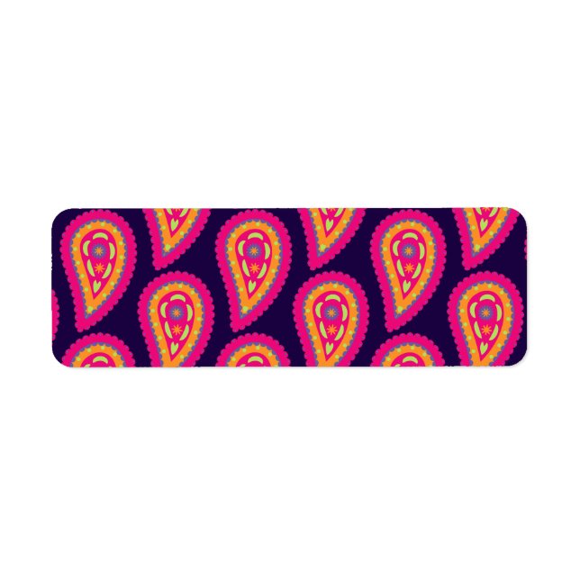 Colourful Paisley (Front)