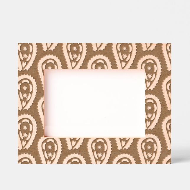 Colourful Paisley Etched Frames (Front)