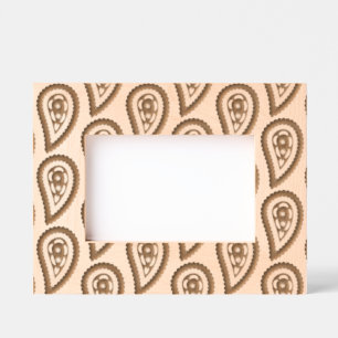 Colourful Paisley Etched Frames