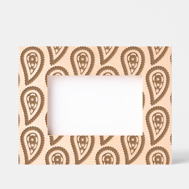 Colourful Paisley Etched Frames (Front)