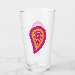 Colourful Paisley Glass