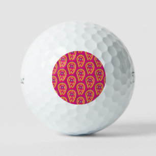 Colourful Paisley Golf Balls