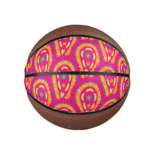 Colourful Paisley Mini Basketball