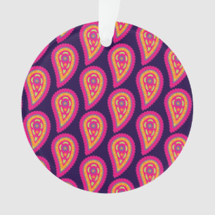 Colourful Paisley Ornament