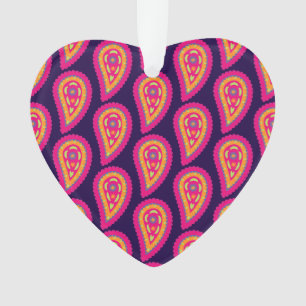 Colourful Paisley Ornament
