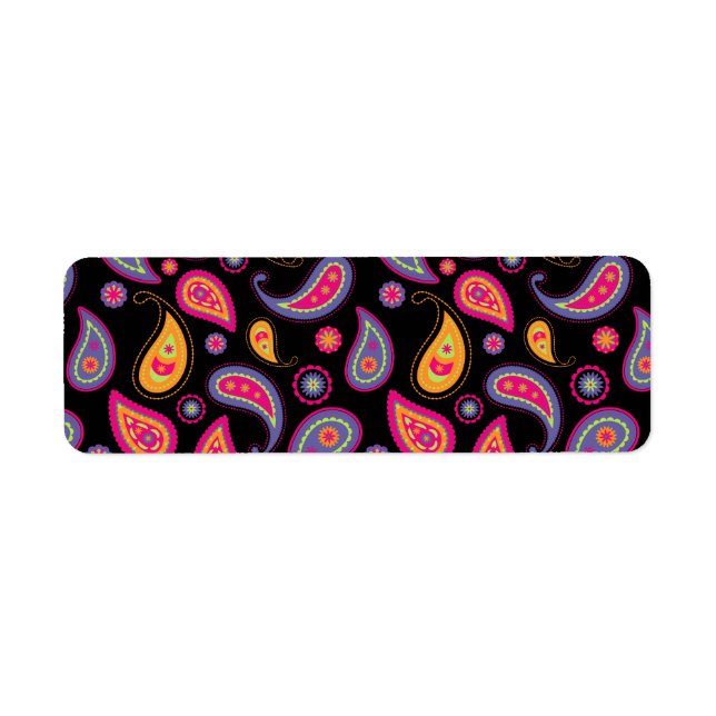 Colourful Paisley Pattern (Front)