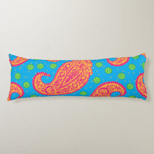 Colourful Paisley Pattern Body Cushion