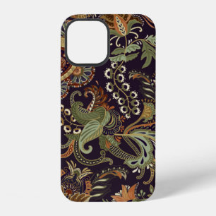 Colourful Paisley pattern. Ethnic vintage wallpape iPhone 12 Case