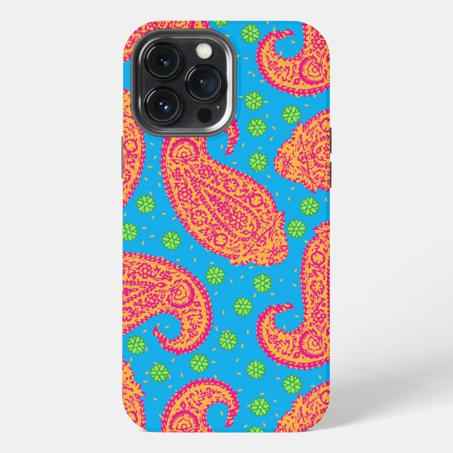 Colourful Paisley Pattern iPhone Case (Back)