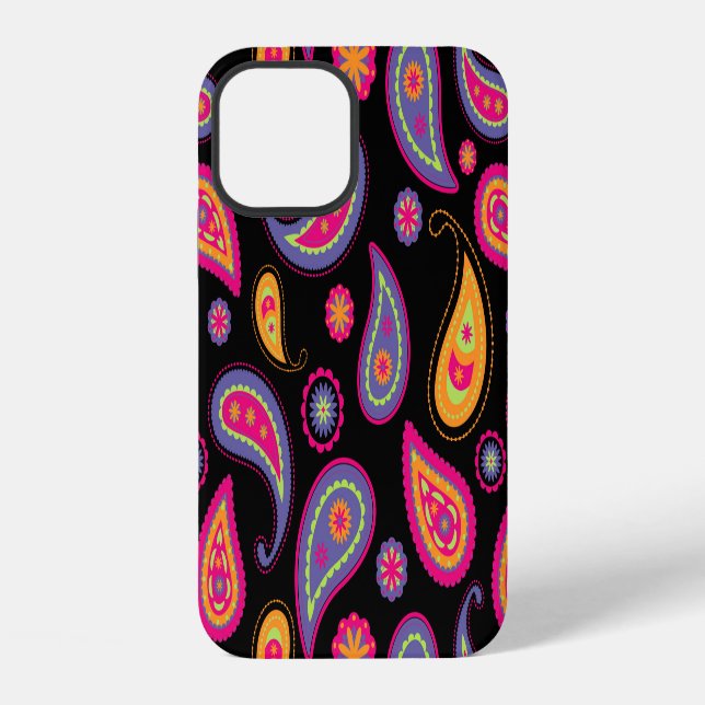 Colourful Paisley Pattern iPhone Case (Back)