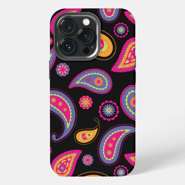 Colourful Paisley Pattern iPhone Case (Back)