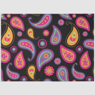 Colourful Paisley Pattern Tissue Paper