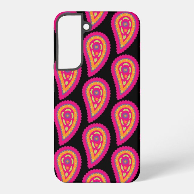 Colourful Paisley Samsung Galaxy S22+ Case (Back)