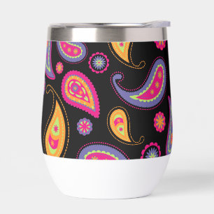 Colourful Paisley seamless Pattern