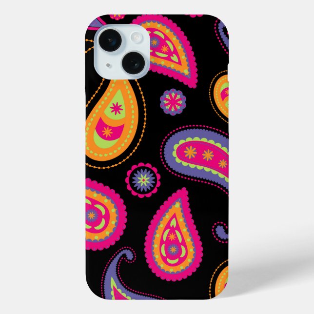 Colourful Paisley seamless Pattern Case-Mate iPhone Case (Back)