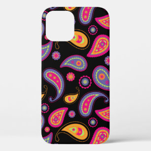 Colourful Paisley seamless Pattern iPhone 12 Case
