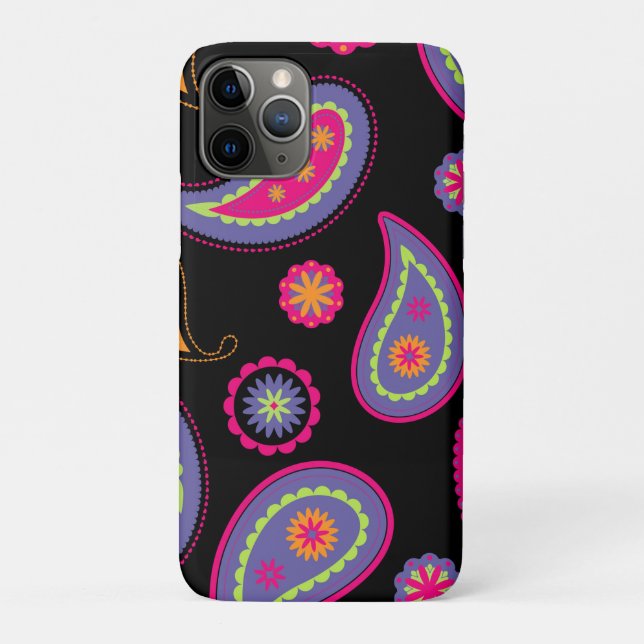 Colourful Paisley seamless Pattern Case-Mate iPhone Case (Back)