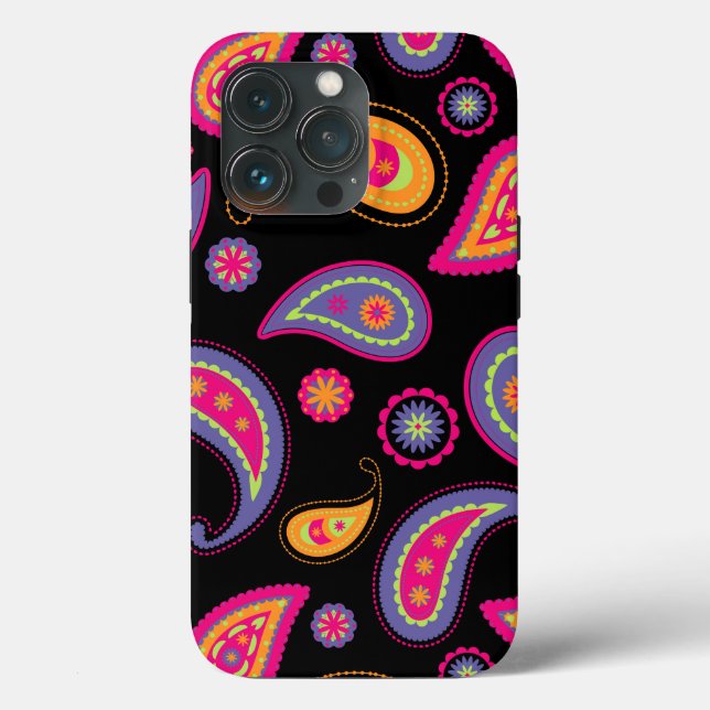Colourful Paisley seamless Pattern Case-Mate iPhone Case (Back)