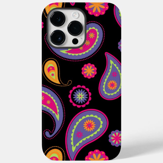 Colourful Paisley seamless Pattern Case-Mate iPhone Case (Back)
