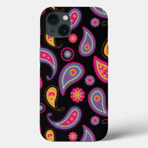 Colourful Paisley seamless Pattern iPhone 13 Case