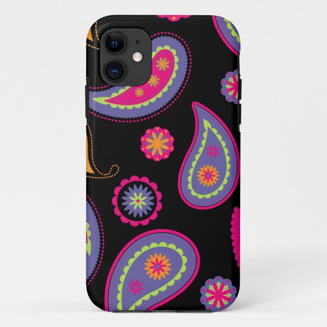 Colourful Paisley seamless Pattern Case-Mate iPhone Case (Back)