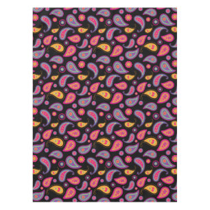 Colourful Paisley seamless Pattern Tablecloth