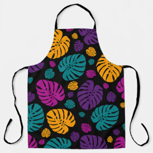 Colourful Palm Leaves Apron