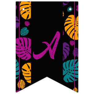 Colourful Palm Leaves Bunting