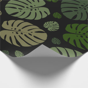 Colourful Palm Leaves Wrapping Paper