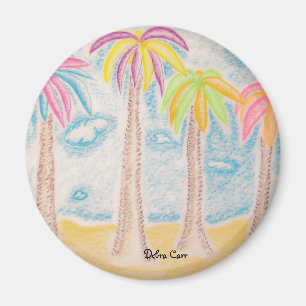 Colourful Palms-magnet Magnet